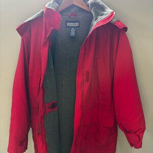Lands' End Direct Merchants Women's Red  M 10-12 Jacket